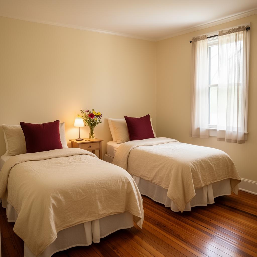 Shared bedroom interior
